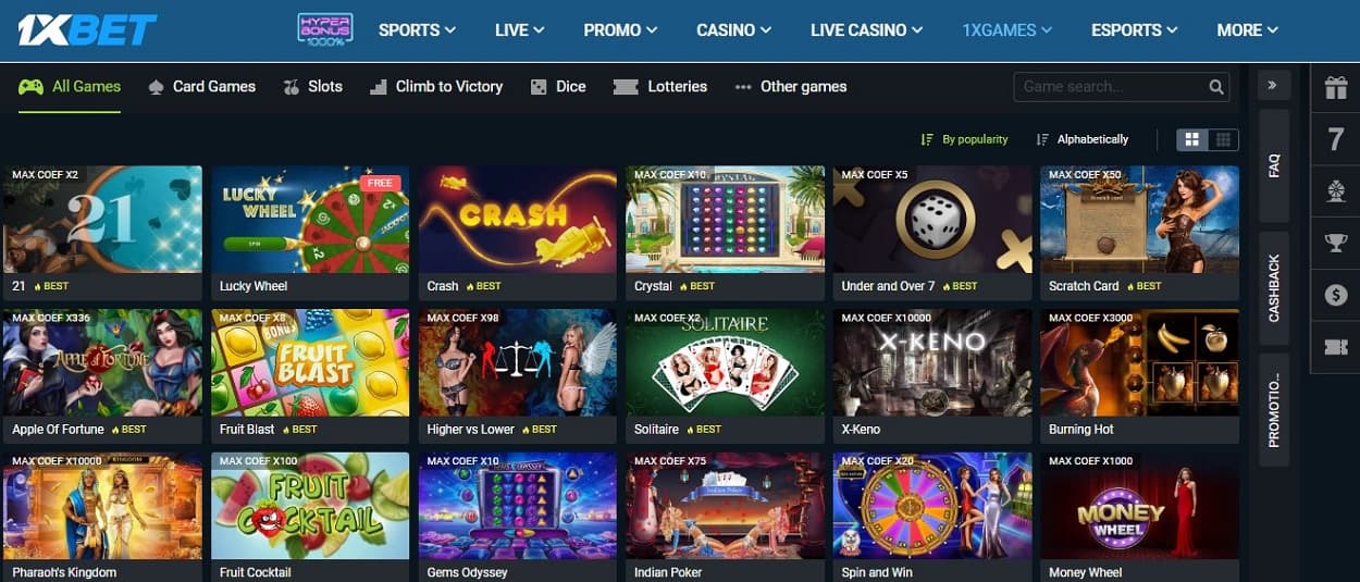 1xbet kenya casino